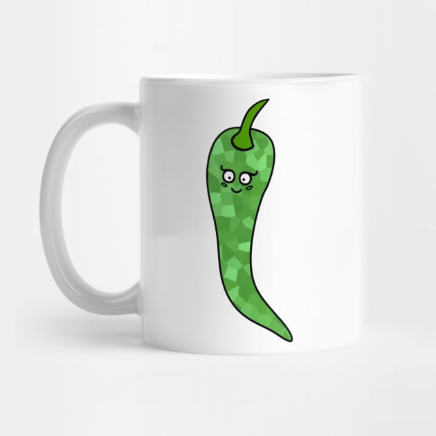 SPICY Food Hot Green Pepper by SartorisArt1